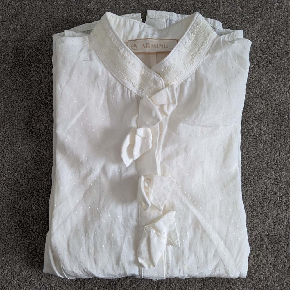 Armine button down shirt women's Small